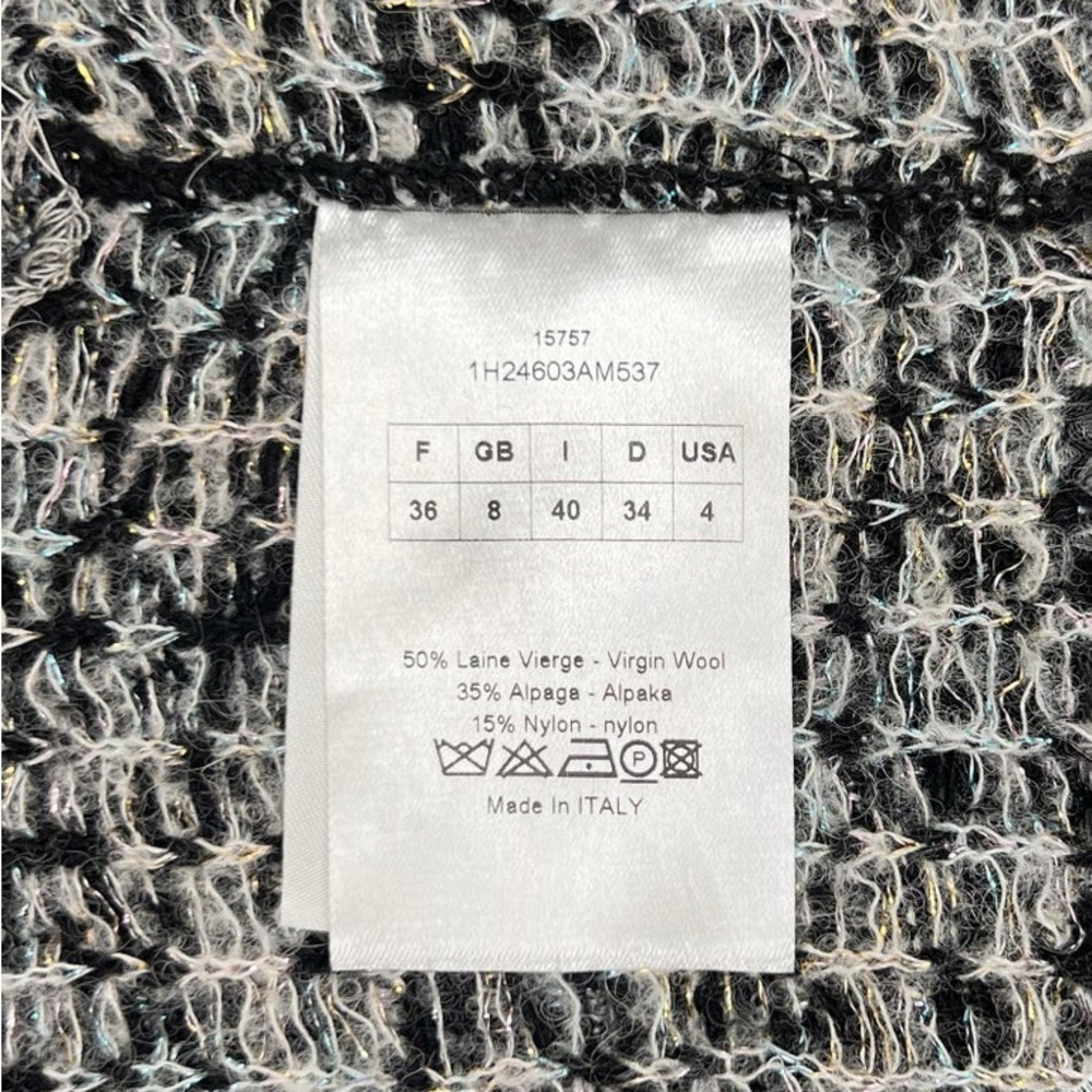 Christian Dior 2011 11aw tweed alpaca dress size 4 - Picture 9 of 9